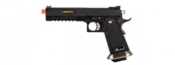 WE-Tech Hi-Capa 6" IREX Full Auto Competition Pistol (Black / Gold )