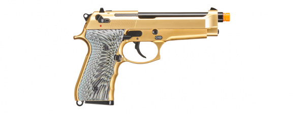 WE-Tech New System M92 Eagle Full Auto Airsoft Gas Blowback Pistol (Gold)