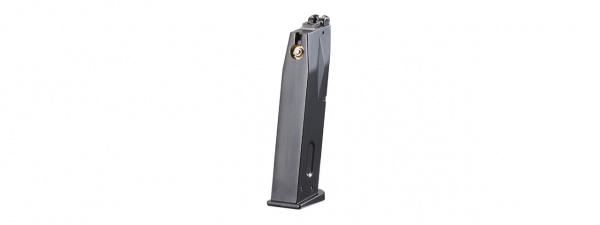 WE-Tech 25 Round Green Gas Magazine for M92 Series Gas Blowback Pistols (Black)