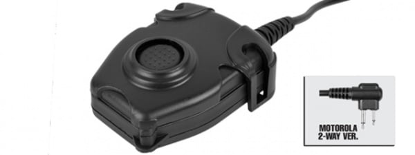 Tac 9 Industries Military Advanced Motorola 2-PIN Version PTT ( Black )