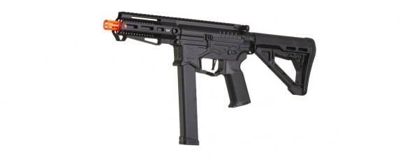 Zion Arms R&D Precision Licensed PW9 Mod 1 Airsoft Rifle with Delta Stock (Black)