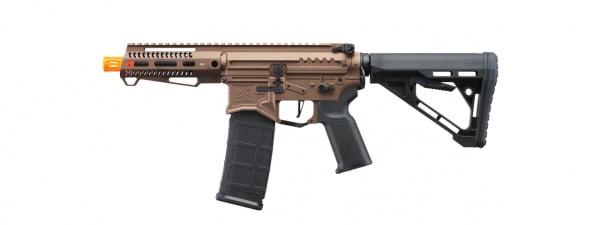 Zion Arms Full Metal R15 Short Barrel AEG Airsoft Rifle W/ ETU (Bronze)