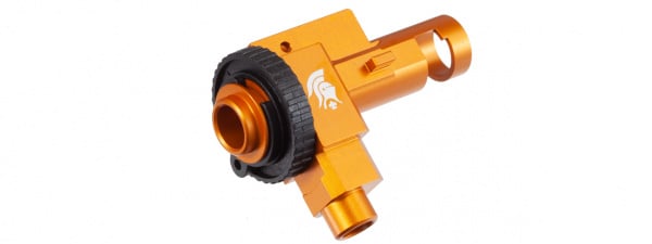 Lancer Tactical CNC Machined Aluminum Rotary Hop-Up Unit for M4 / M16 Series Airsoft AEGs ( Orange )