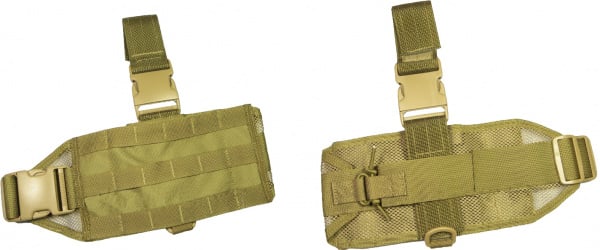 Lancer Tactical AMA Tactical Mini Modular Drop Leg MOLLE Panel ( Khaki )