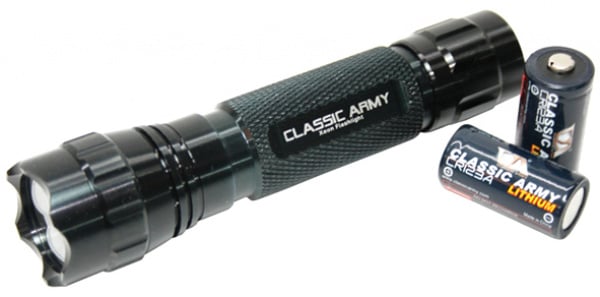 Classic Army 6V Xenon Tactical Flashlight ( Black )