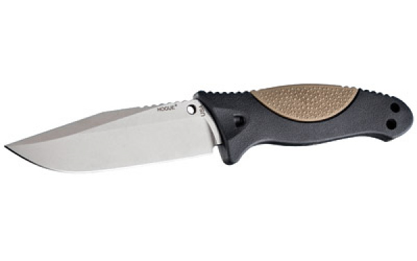 Hogue Ex-F02 4.5" Clip Point Fixed Blade Knife w/ Sheath ( Black / Flat Dark Earth )