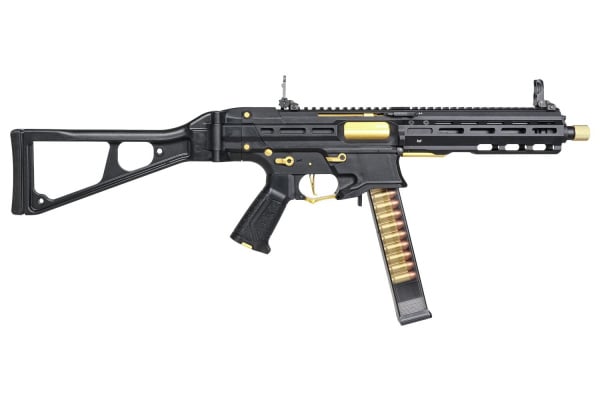 G&G PCC45 SMG AEG Airsoft Gun W/ ETU (Gold)