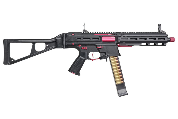 G&G PCC45 SMG AEG Airsoft Gun W/ ETU (Red)