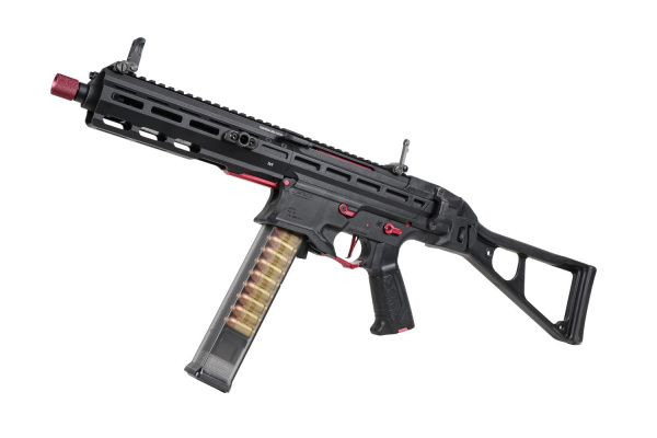 G&G PCC45 SMG AEG Airsoft Gun W/ ETU (Red)