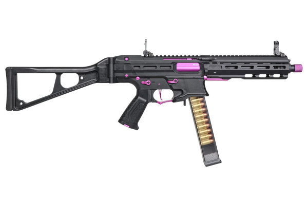 G&G PCC45 SMG AEG Airsoft Gun W/ ETU (Purple)