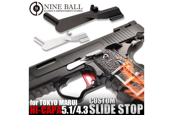 LayLax NINE BALL Hi-CAPA5.1 Custom Slide Stop ( Silver )