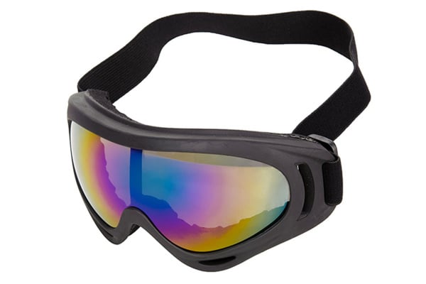 Lancer Tactical Blue / Purple Lens Shooting Safety Glasses ( Black )