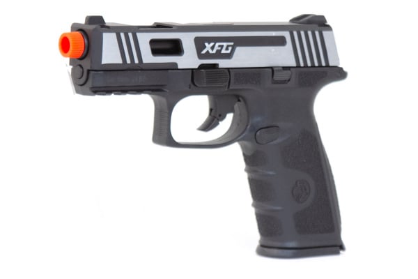 ICS XFG Gas Blowback Airsoft Pistol ( Stainless )