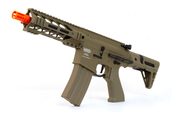 Lancer Tactical Enforcer Battlehawk PDW ProLine ETC & Full Metal AEG Airsoft Gun ( Tan / Low FPS Version )