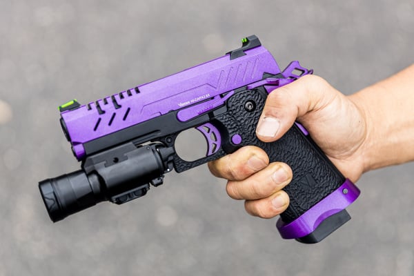 Vorsk Airsoft Pro 3.8 GBB Hi Capa Airsoft Pistol P+ Package (Purple)