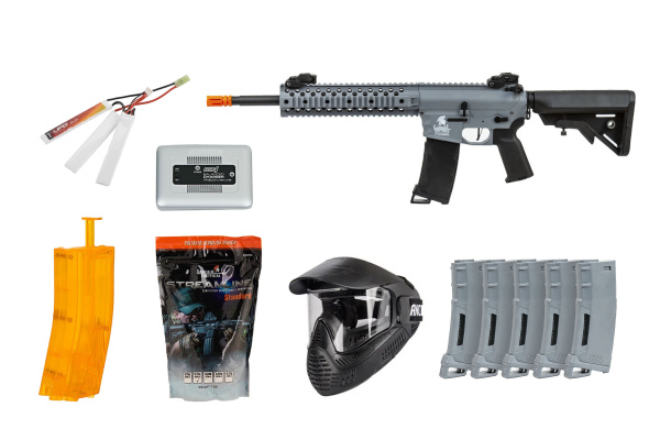 Loadout Drop Package #3 ft Lancer Tactical Gen3 LT-12Y AEG Airsoft Rifle ( Gray )