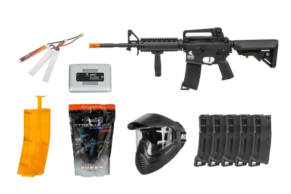 Loadout Drop Package #4 ft. Lancer Tactical Gen3 LT-04B AEG Airsoft Rifle ( Black )