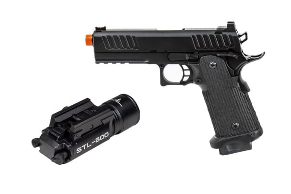 Quickdraw Package #2 ft. Army Armament R603 Hi-Capa Gas Blowback Airsoft Pistol ( Black )