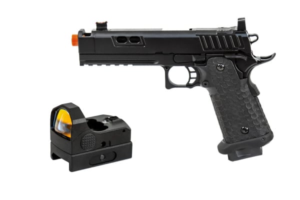 Quickdraw Package #3 ft. Army Armament R604 Hi-Capa Gas Blowback Airsoft Pistol ( Black )