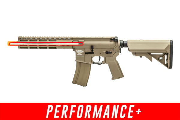 Lancer Tactical Archon 9" M-LOK Proline Series Full Metal M4 Airsoft Rifle w/ Crane Stock and ETU Performance Plus (Tan)