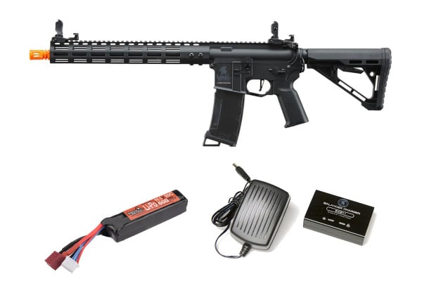 Lancer Tactical Gen 3 Archon Battery & Charger Package #1 Feat. Gen 3 14" Archon AEG W/ ETU (Black)