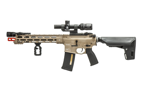 KWA Ronin T10 RM4 3.0 Electric Recoil Airsoft Rifle Field Ready Combo (Flat Dark Earth)