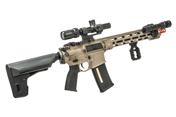 KWA Ronin T10 RM4 3.0 Electric Recoil Airsoft Rifle Field Ready Combo (Flat Dark Earth)