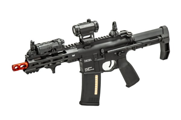 KWA Ronin T6 AEG Airsoft Rifle Field Ready Combo ( Black )