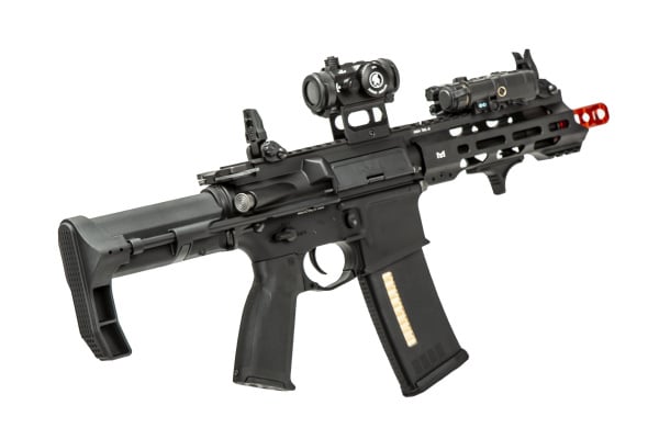 KWA Ronin T6 AEG Airsoft Rifle Field Ready Combo ( Black )