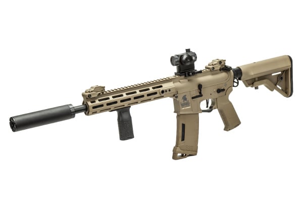 Lancer Tactical Gen3 LT-32TA10-G3 M4 AEG Airsoft Rifle Field Ready Combo ( Tan )