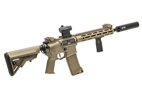 Lancer Tactical Gen3 LT-32TA10-G3 M4 AEG Airsoft Rifle Field Ready Combo ( Tan )