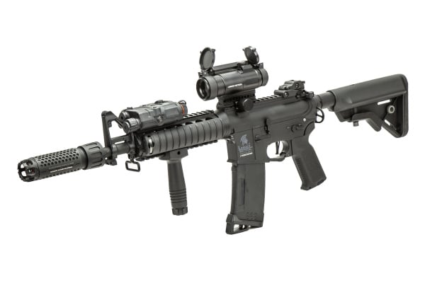 Lancer Tactical Gen 3 LT-02B-G3 AEG Airsoft Rifle Field Ready Combo ( Black )