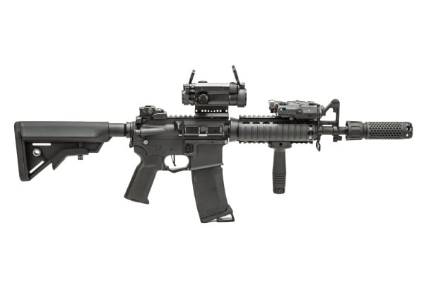 Lancer Tactical Gen 3 LT-02B-G3 AEG Airsoft Rifle Field Ready Combo ( Black )