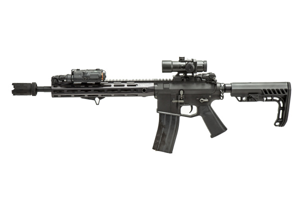 Arcturus NY03CB 12" M4 Battle Rifle AEG Airsoft Rifle Field Ready Combo