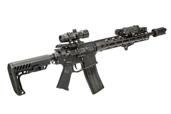 Arcturus NY03CB 12" M4 Battle Rifle AEG Airsoft Rifle Field Ready Combo