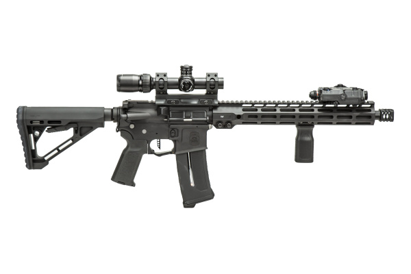 MGC4 MK2 FULL METAL M4 AEG W/ ETU AIRSOFT RIFLE FIELD READY COMBO V2 (BLACK)