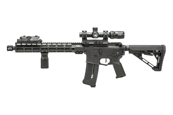 MGC4 MK2 FULL METAL M4 AEG W/ ETU AIRSOFT RIFLE FIELD READY COMBO V2 (BLACK)