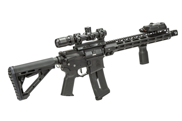 MGC4 MK2 FULL METAL M4 AEG W/ ETU AIRSOFT RIFLE FIELD READY COMBO V2 (BLACK)