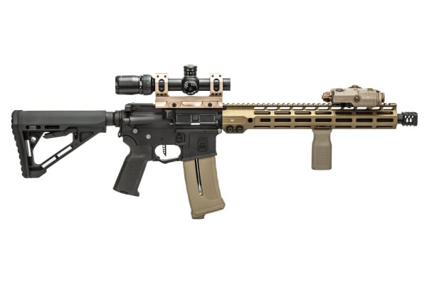 MGC4 MK2 FULL METAL M4 AEG W/ ETU AIRSOFT RIFLE FIELD READY COMBO V2 (BLACK & BRONZE)