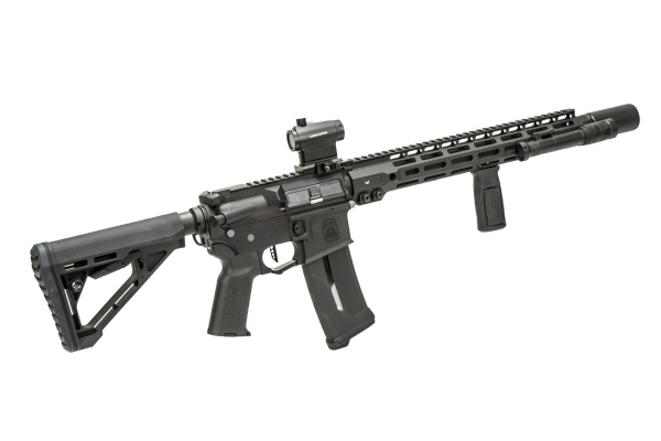 MGC4 MK2 FULL METAL M4 AEG W/ ETU AIRSOFT RIFLE FIELD READY COMBO V3 (BLACK)