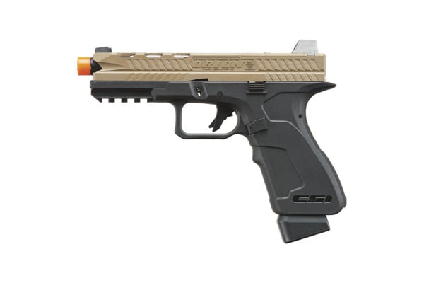 CSI Orion GBB Airsoft Pistol (Tan & Black)