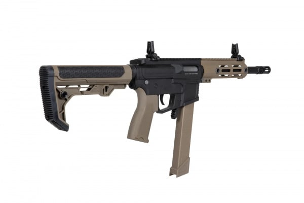 Specna Arms FLEX SA-FX01 GATE X-ASR AEG Airsoft SMG (Black & Tan)