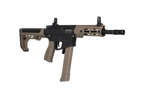 Specna Arms FLEX SA-FX01 GATE X-ASR AEG Airsoft SMG (Black & Tan)