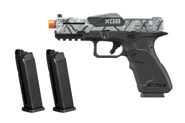 CSI XG8 GBB Airsoft Pistol Magazine Combo (Splatter)