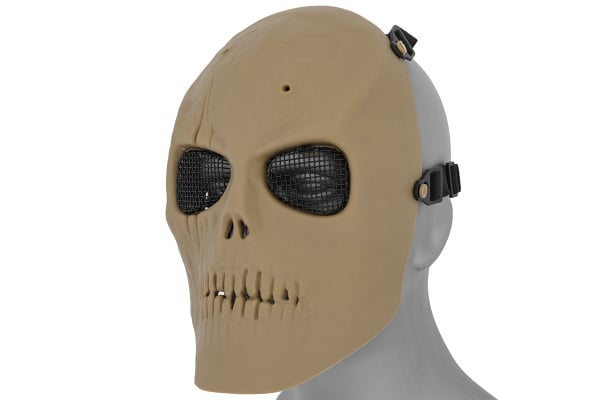 Emerson Mesh Scarred Skull Version 2 Mask ( Tan )