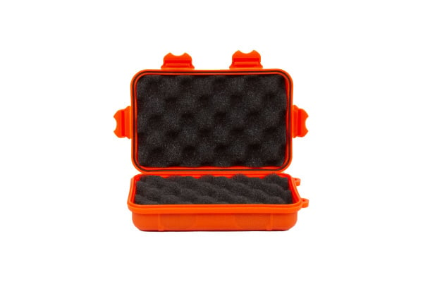 WoSport Nylon Polymer Padded Accessory Case ( Orange )