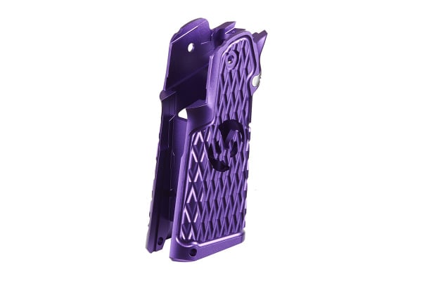 Atlas Custom Works CNC Aluminum Type 6 Grip for TM Marui Hi-Capa GBB Airsoft Pistols (Purple)