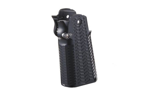 Atlas Custom Works CNC Aluminum Type 5 Grip for TM Marui Hi-Capa GBB Airsoft Pistols (Black)