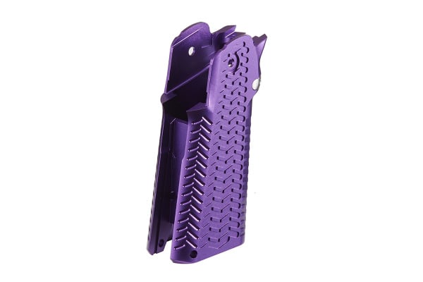 Atlas Custom Works CNC Aluminum Type 5 Grip for TM Marui Hi-Capa GBB Airsoft Pistols (Purple)