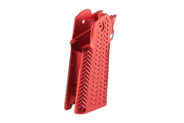 Atlas Custom Works CNC Aluminum Type 5 Grip for TM Marui Hi-Capa GBB Airsoft Pistols (Red)